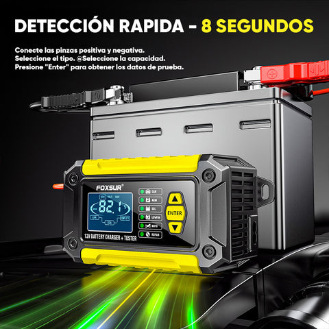 EXCLUSIVO Iniciador de Batería Portátil 2 en 1